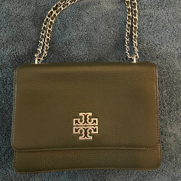 Tory Burch Britten green Medium Adjustable Shoulder Bag - Picture 1 of 7